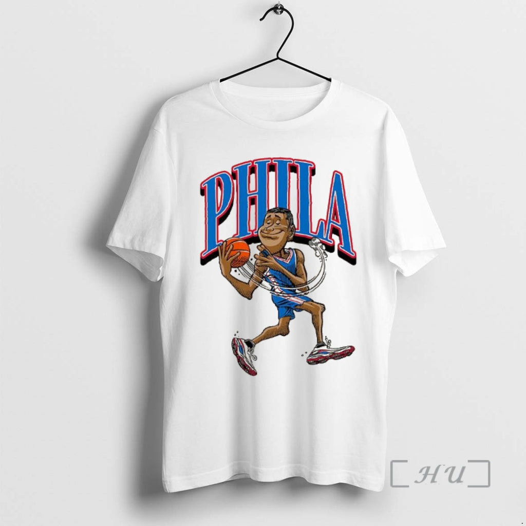 Officials Allen Iverson Philadelphia 76ers Basketball Phila Caricature