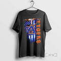 Officials Auburn Tigers Football Battle Shattered Usa Flag Rip Design