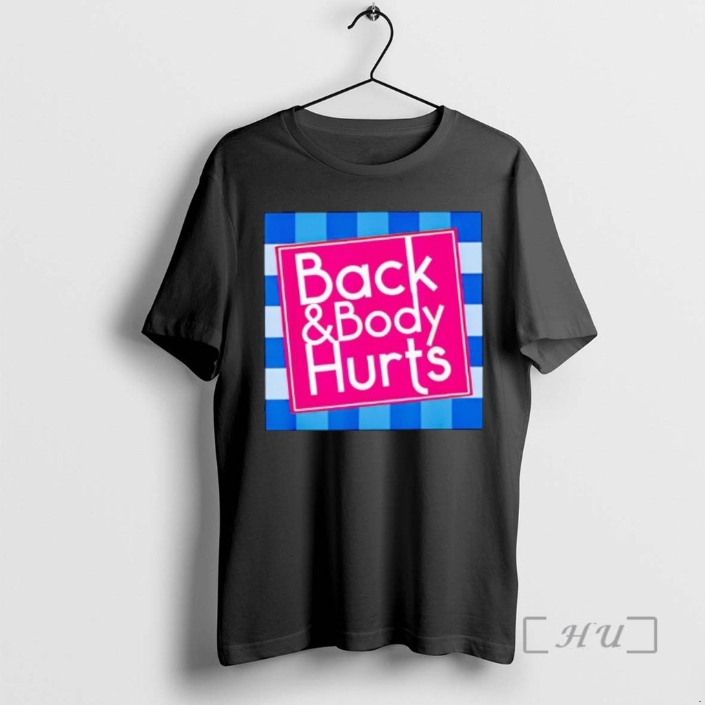 Officials Back Body Hurts Quote Exercise Workout Gym