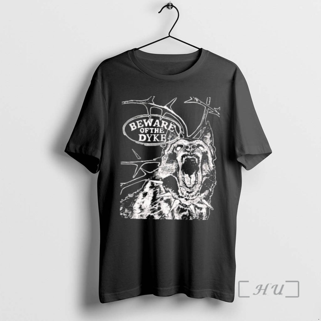 Officials Beware Of The Dyke Dog Vintage Black
