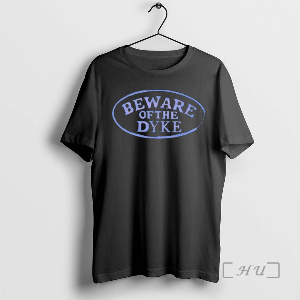 Officials Beware Of The Dyke Logo Black