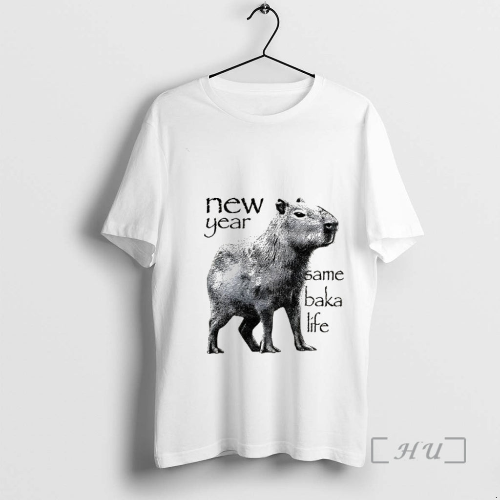 Officials Capybara New Year Same Baka Life Vintage