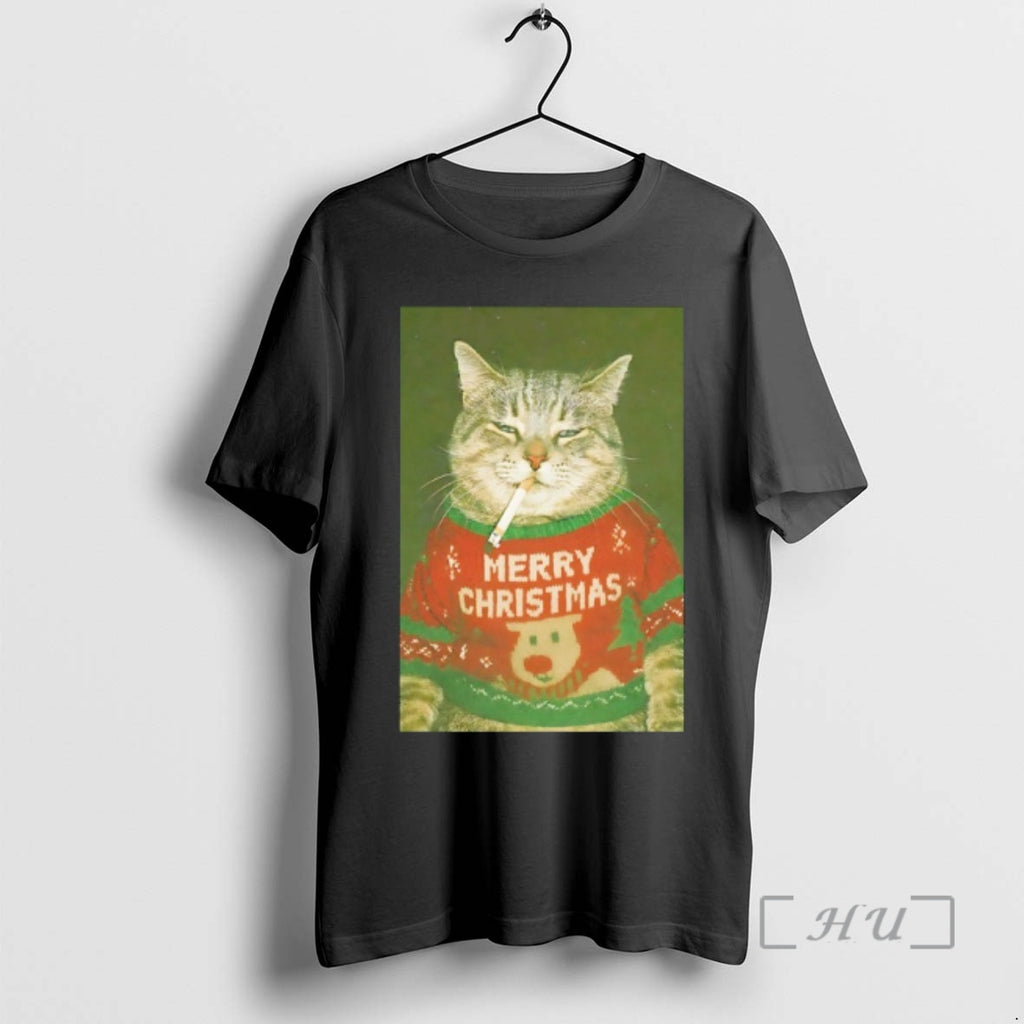 Officials Cat Cigarette Merry Christmas 2025