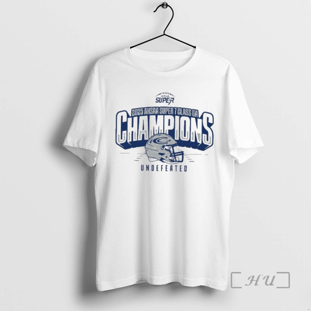Officials Clay Chalkville Cougars 2025 Ahsaa Super 7 Class 6a State Champions Premium T Shirts
