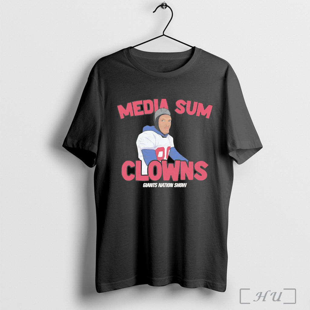 Officials Colin Kaepernick Media Sum Clowns Giants Nation Show T Shirt