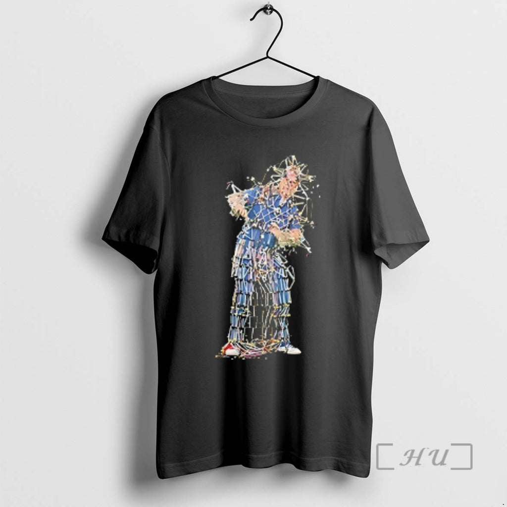 Officials David Byrne Who Is The Sky Tour Art Double Sided Graphic Premium T Shirts