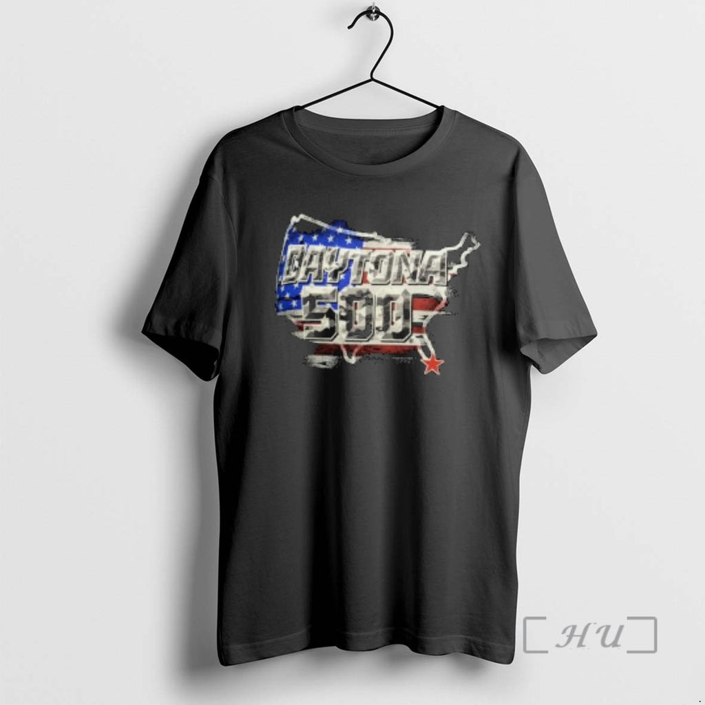 Officials Daytona International Speedway Checkered Flag Sports Black 2026 Daytona 500 Circle Black Premium