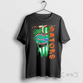 Officials Florida Gators Football Battle Shattered Usa Flag Rip Design