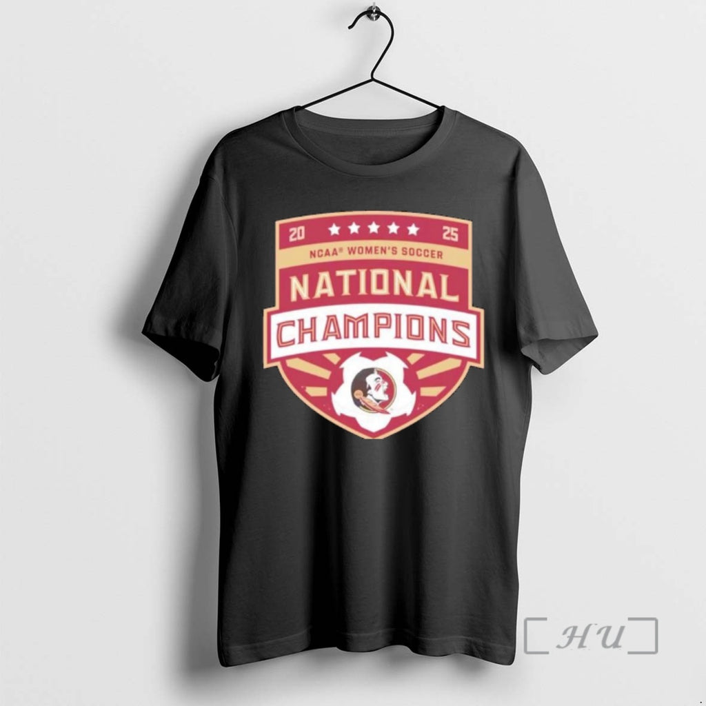 Officials Florida State Seminoles 2025 Ncaa Womens Soccer National Champions Logo Ornaments Premium T Shirts