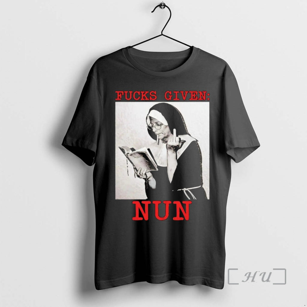 Officials Fucks Given Nun Middle Finger