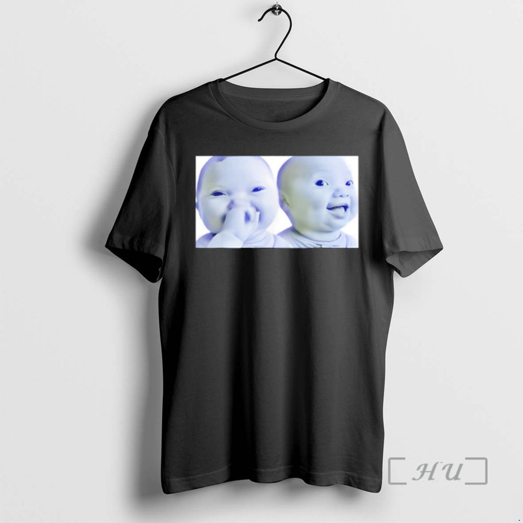 Officials Funny Niche Baby Gen Z Meme Ai Viral Giggling Ai Laughing Premium T Shirts