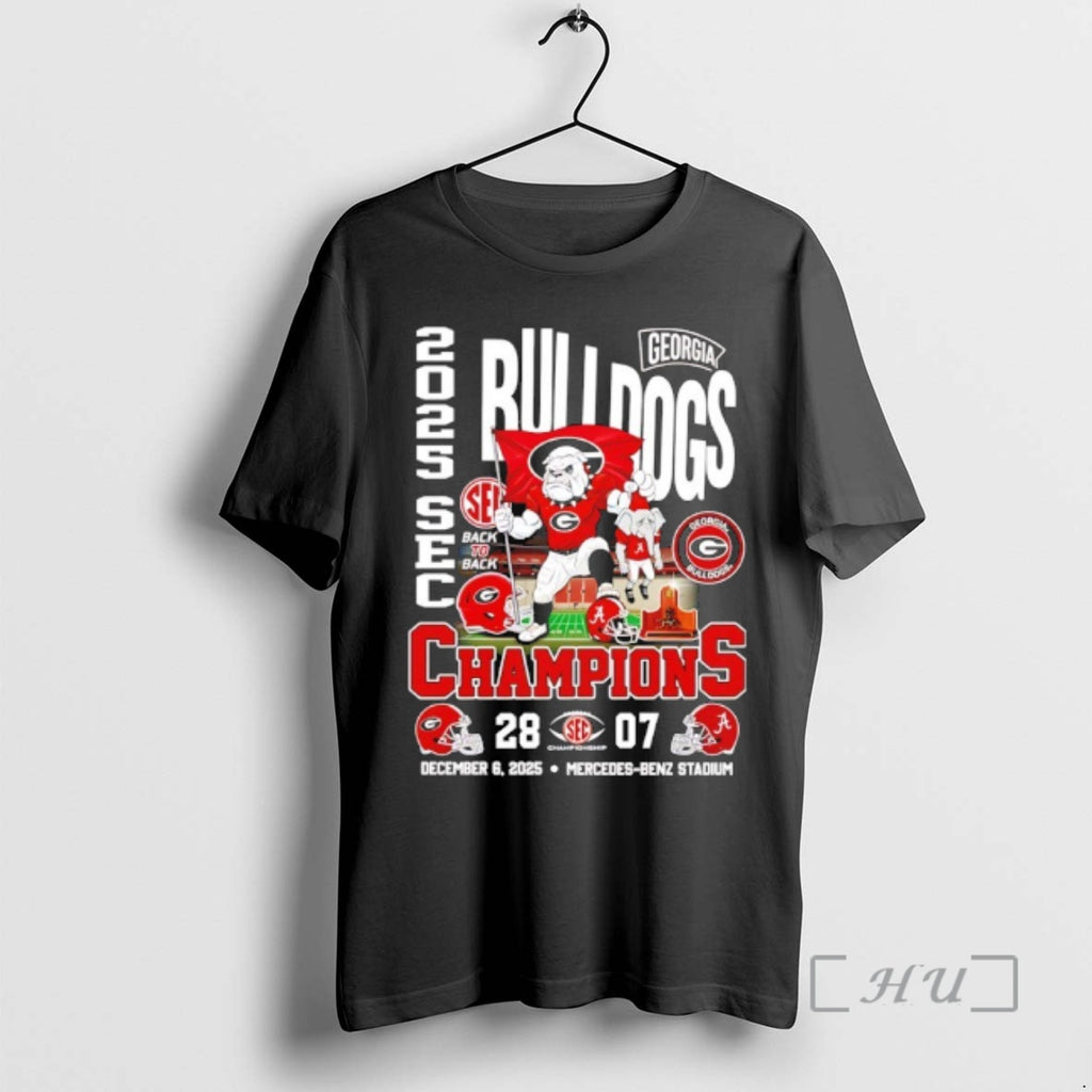 Officials Georgia Bulldogs 2025 Sec Champions Mascot