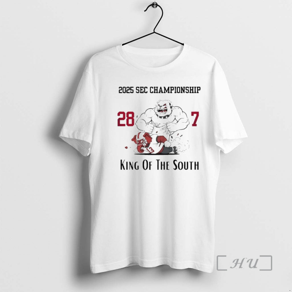 Officials Georgia Bulldogs 2025 Sec Conference Championship 28 7 King Of The South Premium