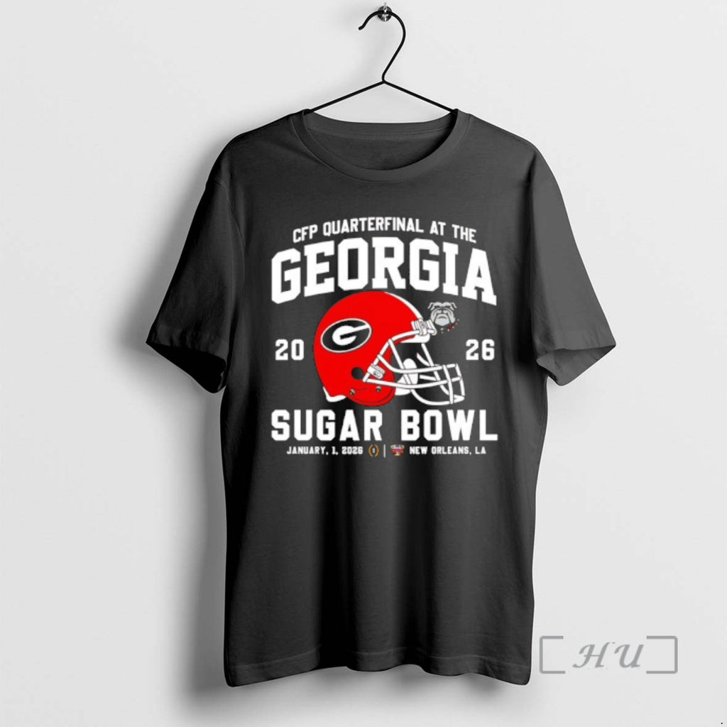 Officials Georgia Bulldogs 2026 Cfp Quarterfinal Sugar Bowl Helmet