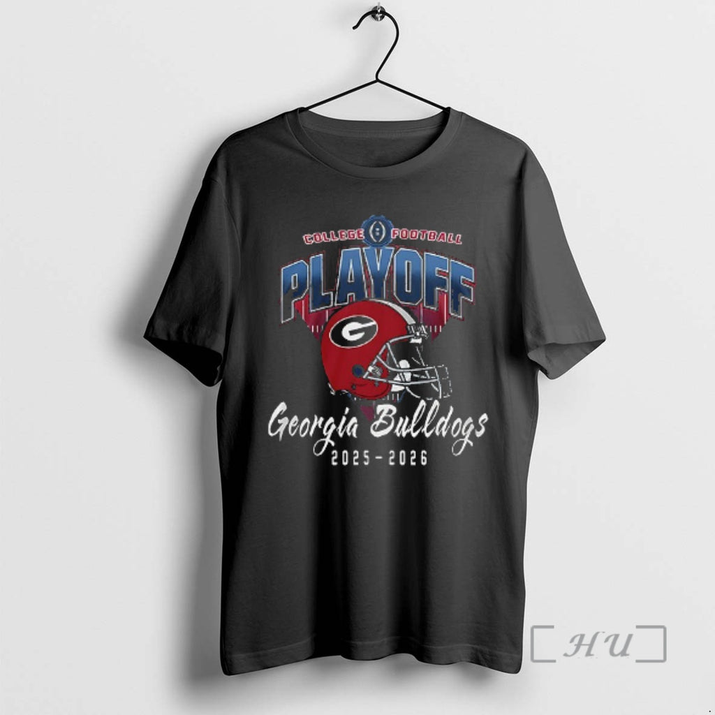 Officials Georgia Bulldogs College Football Playoff Helmet Go Dawgs Sick Em Mascot Double Sided Graphic