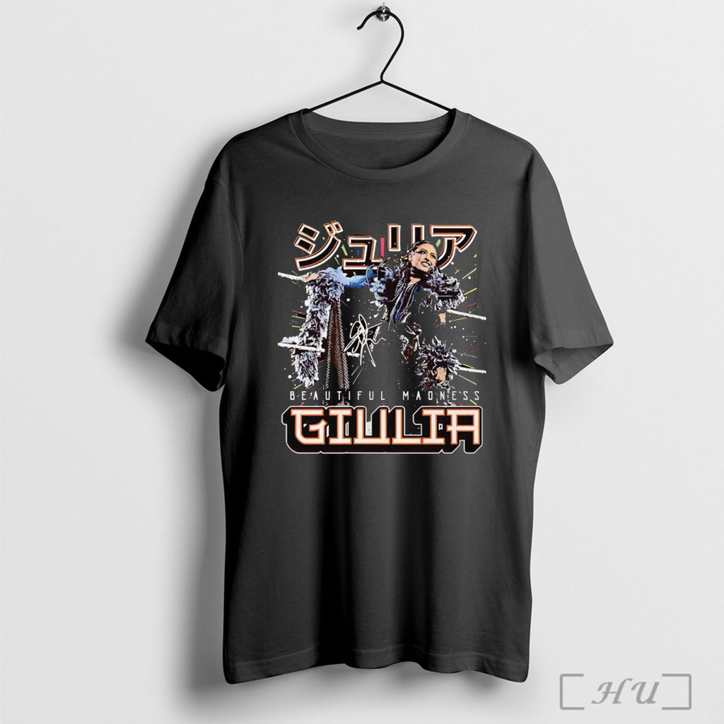 Officials Giulia Beautiful Madness Futuristic Signature T Shirt
