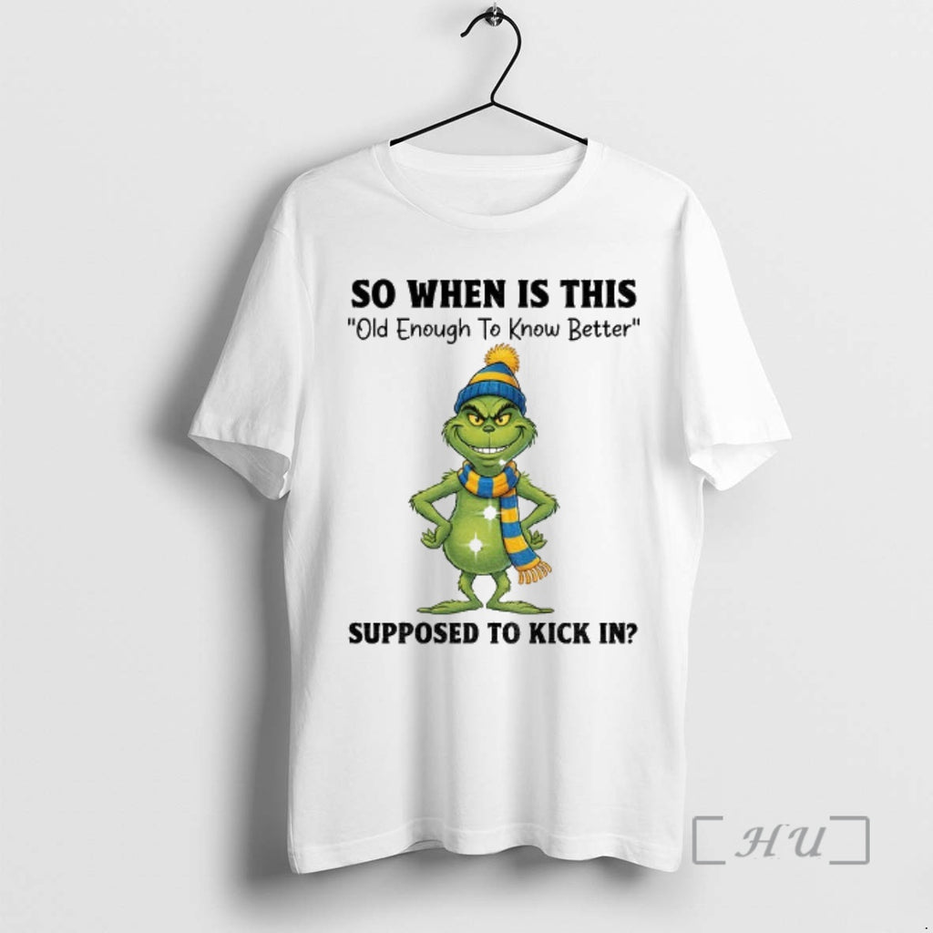 Officials Grinch Santa So When Is This Old Enough To Know Better Supposed To Kick