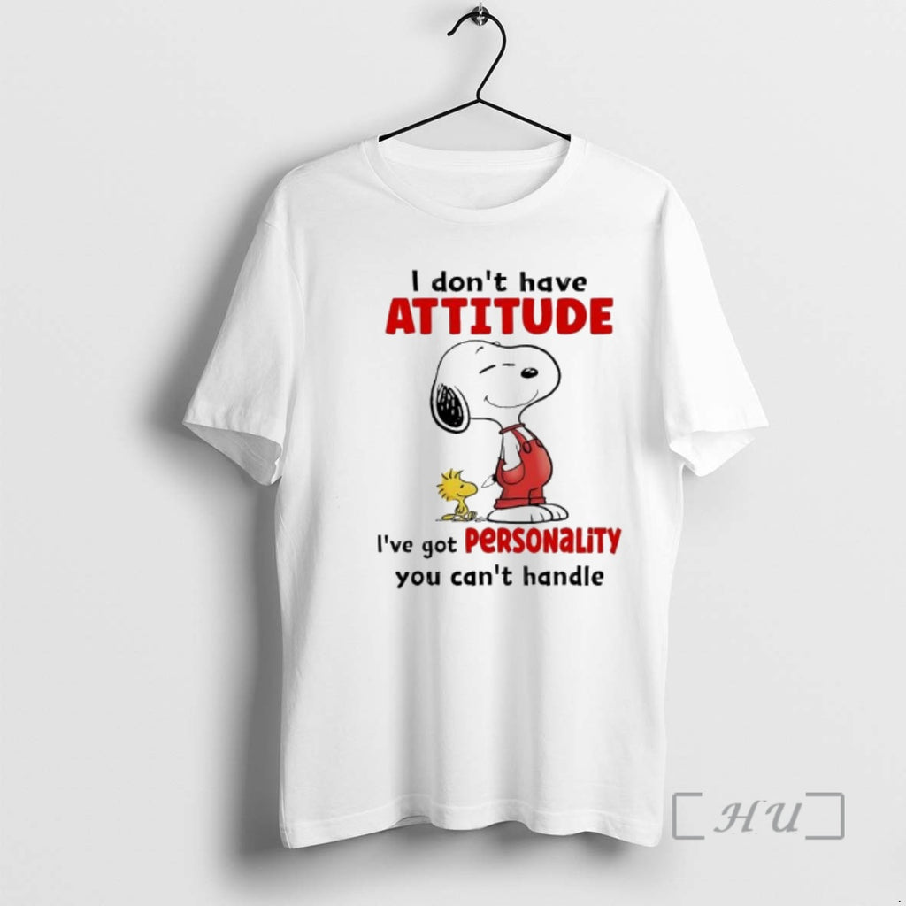 Officials Grinch I Dont Have Attitude Ive Got Personality You Cant Handle Premium T Shirts