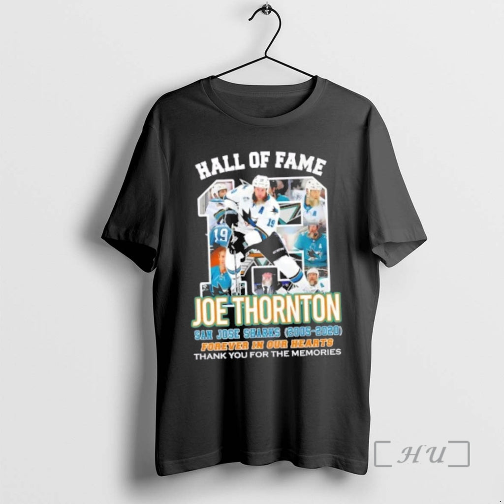 Officials Hall Of Fame Joe Thornton San Jose Sharks 2005 2020 Forever In Our Hearts