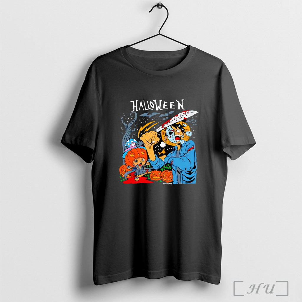Officials Halloween Chopper And Luffy T Shirt