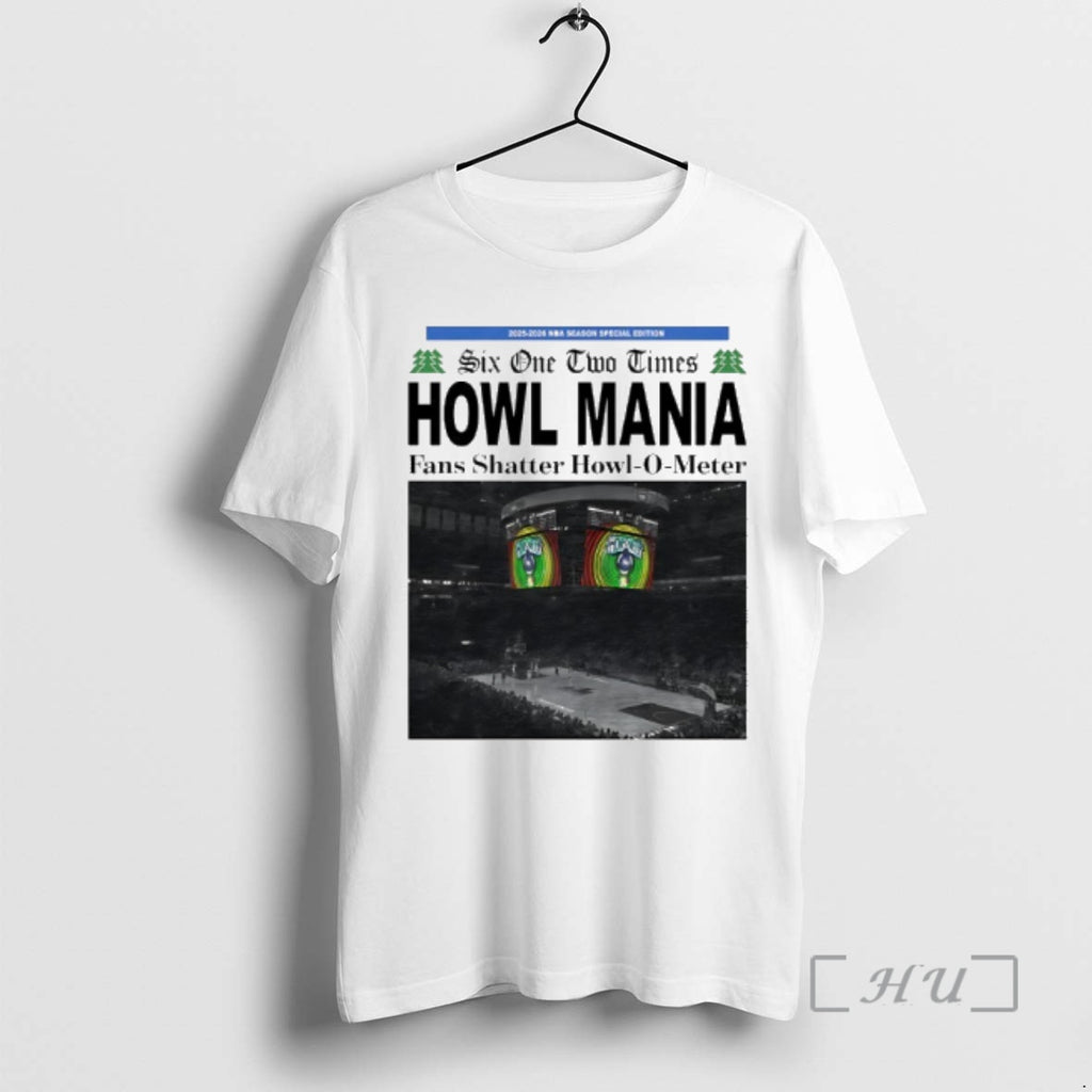 Officials Howl Mania Fans Shatter Howl O Meter Six One Two Times Premium T Shirts