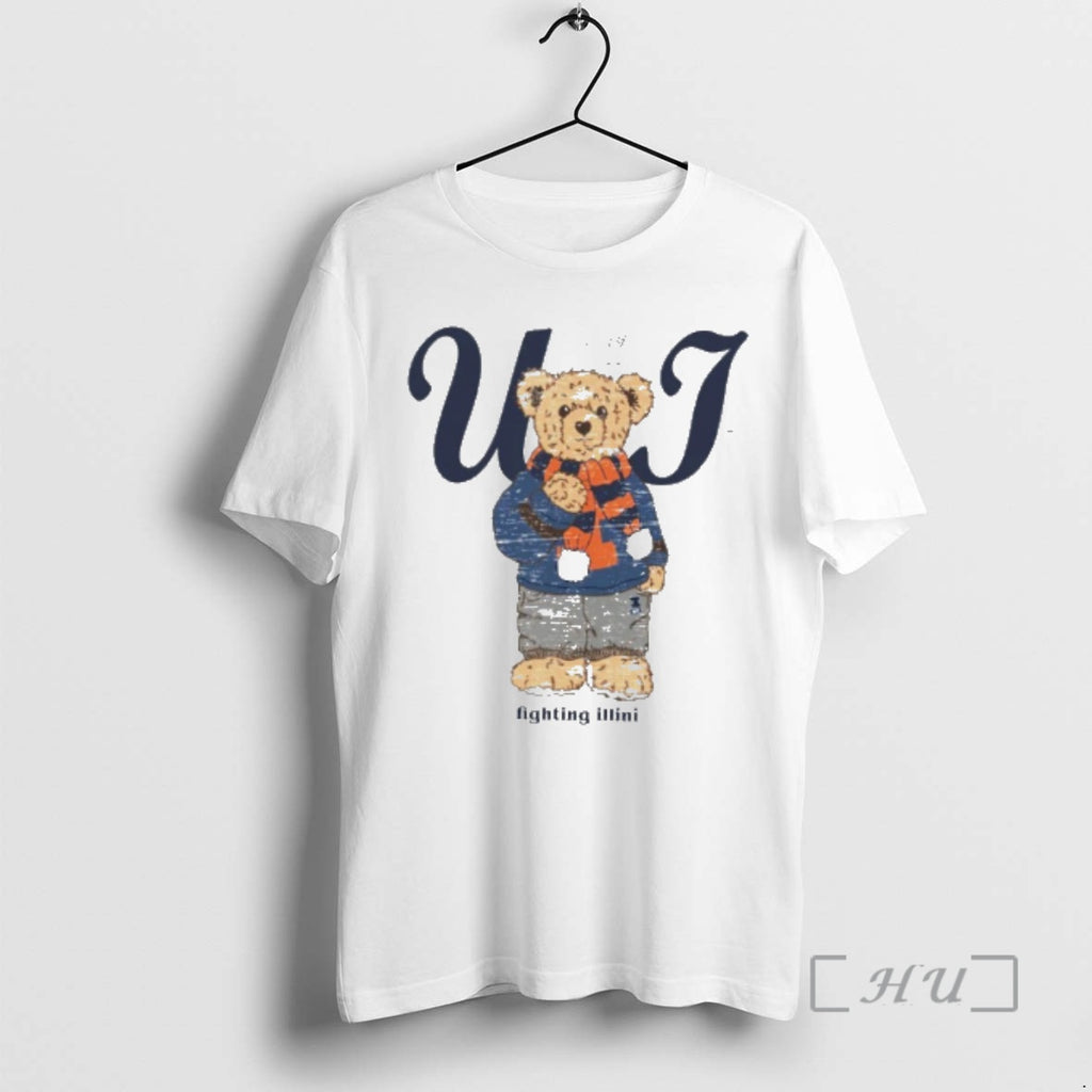 Officials Illinois Fighting Illini Tan Cozy Bear