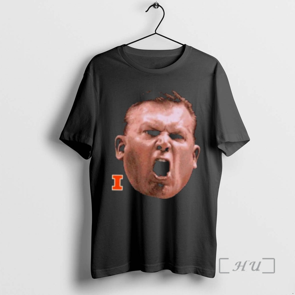 Officials Illinois Coach Brad Underwood Big Head
