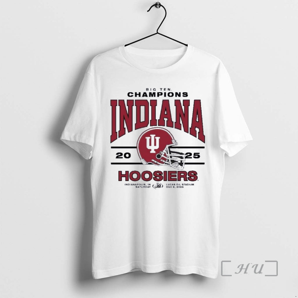 Officials Indiana 2025 Big Ten Champs Helmet