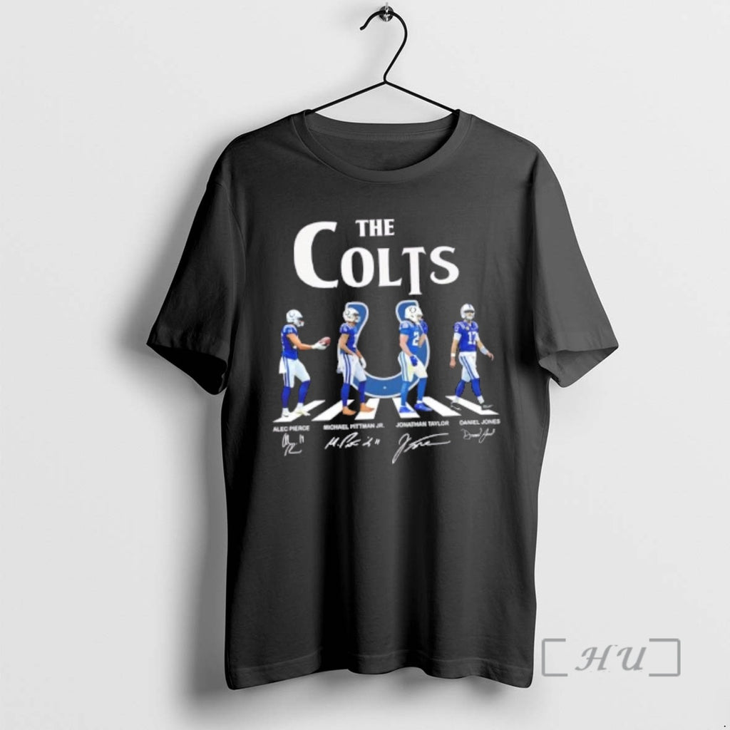 Officials Indianapolis Colts Daniel Jones Jonathan Taylor Michael Pittman Jr Alec Pierce Abbey Road Signatures