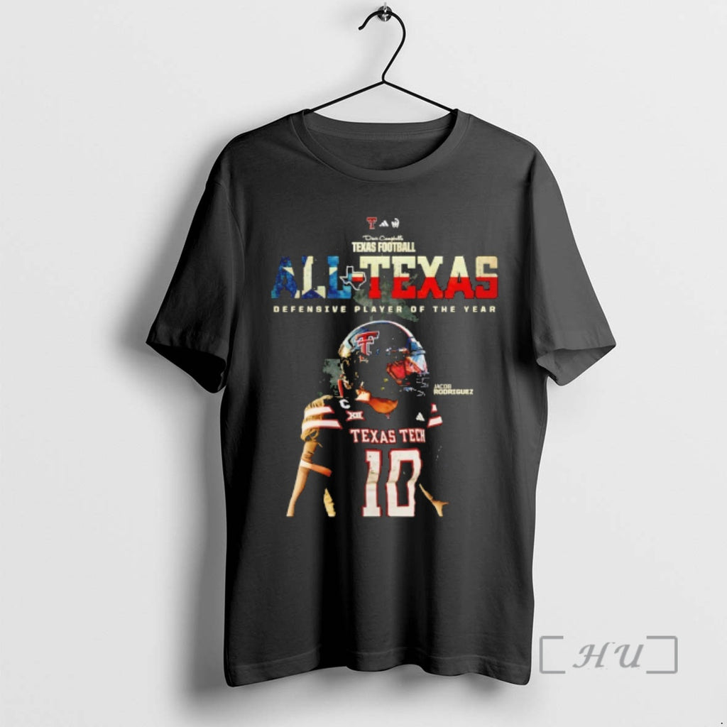 Officials Jacob Rodriguez Texas Tech Football All Texas Defensive Player Of The Year Premium