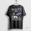 Officials Jaxson Dart Vintage New York Giants Football Eras Tour Tee Shirt Sweater