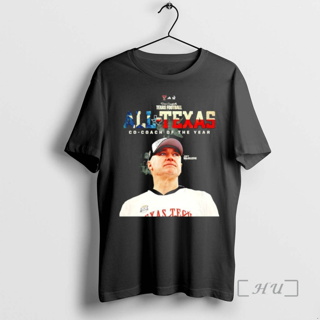 Officials Joey Mcguire Texas Tech Football All Texas Co Coach Of The Year Premium