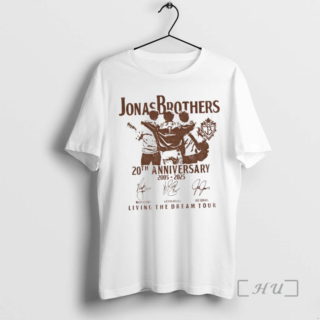 Officials Jonas Brothers 20th Anniversary Of Jonas 2005 2025 Living The Dream Tour Signatures Premium