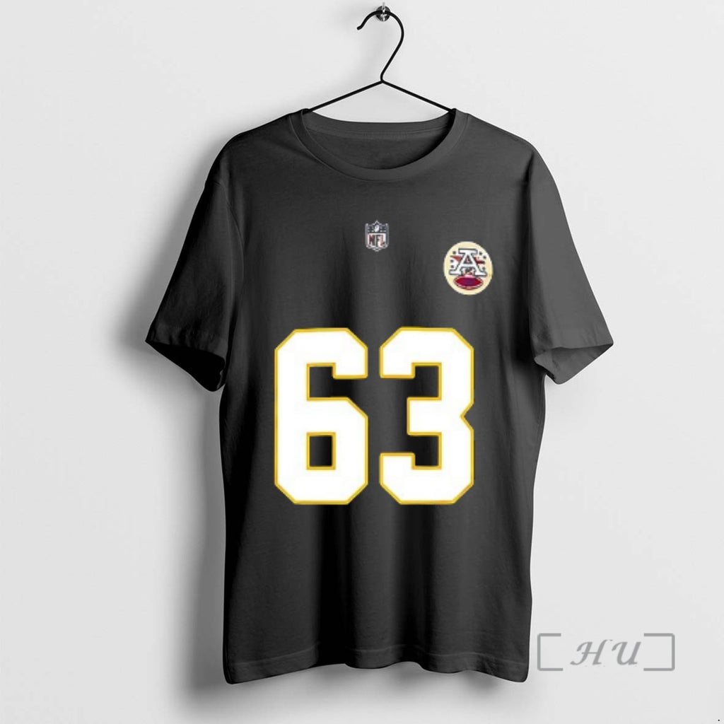 Officials Kansas City Chiefs Bill Maas Name And Number Signature Double Sided Graphic Premium
