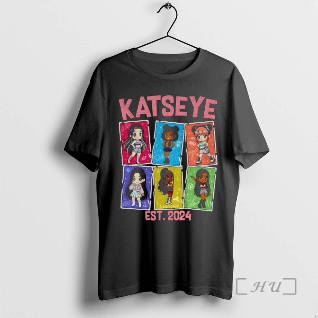Officials Katseye Katz Yoonchae Daniela Manon Lara Sophia Megan Cartoon