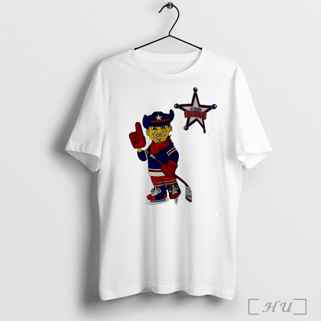 Officials Kitchener Rangers Mascot Ontario Hockey League Logo T Shirt
