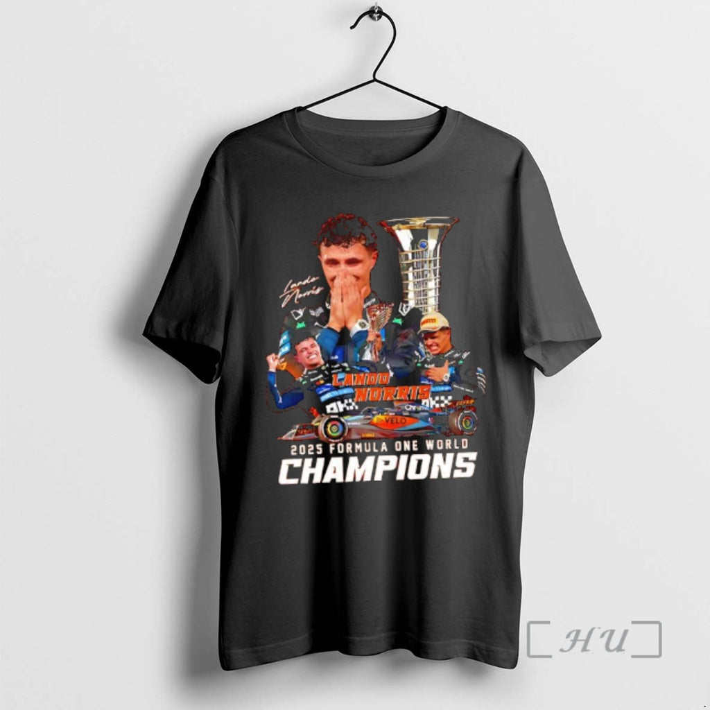 Officials Lando Norris 2025 Formula One World Champion Signature