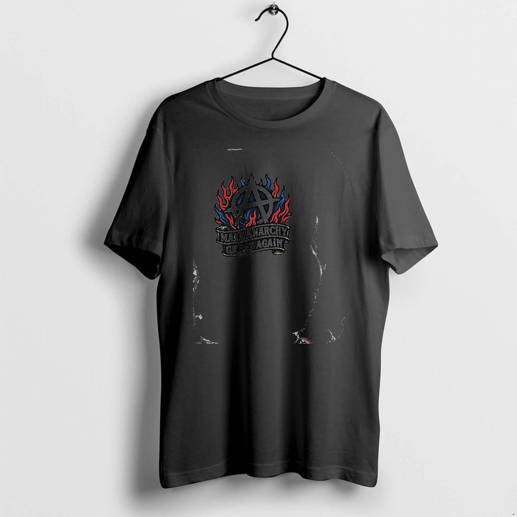 Officials Make Anarchy Great Again Symbol Flame Political Movement Premium T Shirt