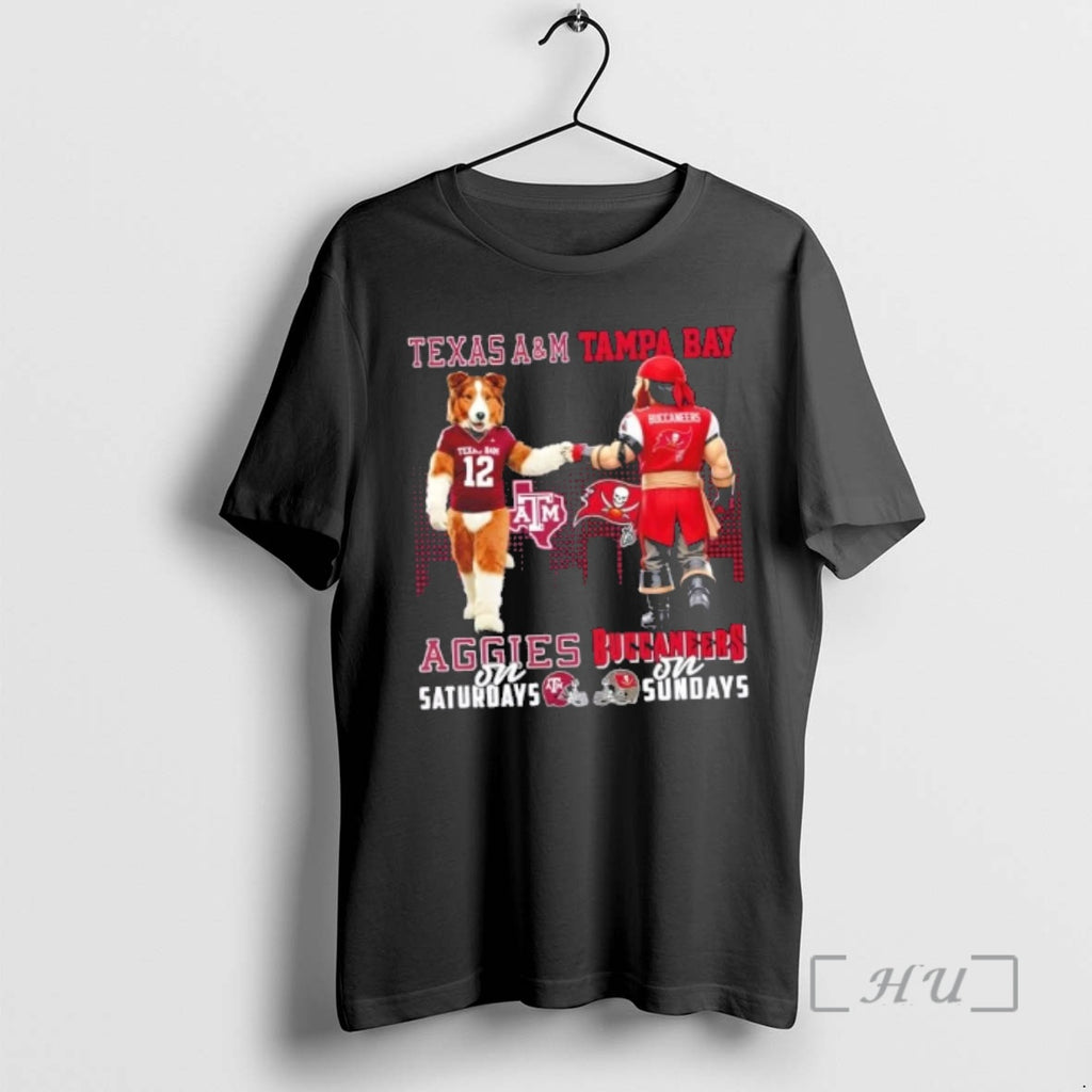 Officials Mascots Texas Am Aggies On Saturdays X Tampa Bay Buccaneers On Sundays Skyline Premium