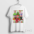 Officials Mavel Very Merry Christmas Spidey And His Amazing Friends The Avengers Premium T Shirts