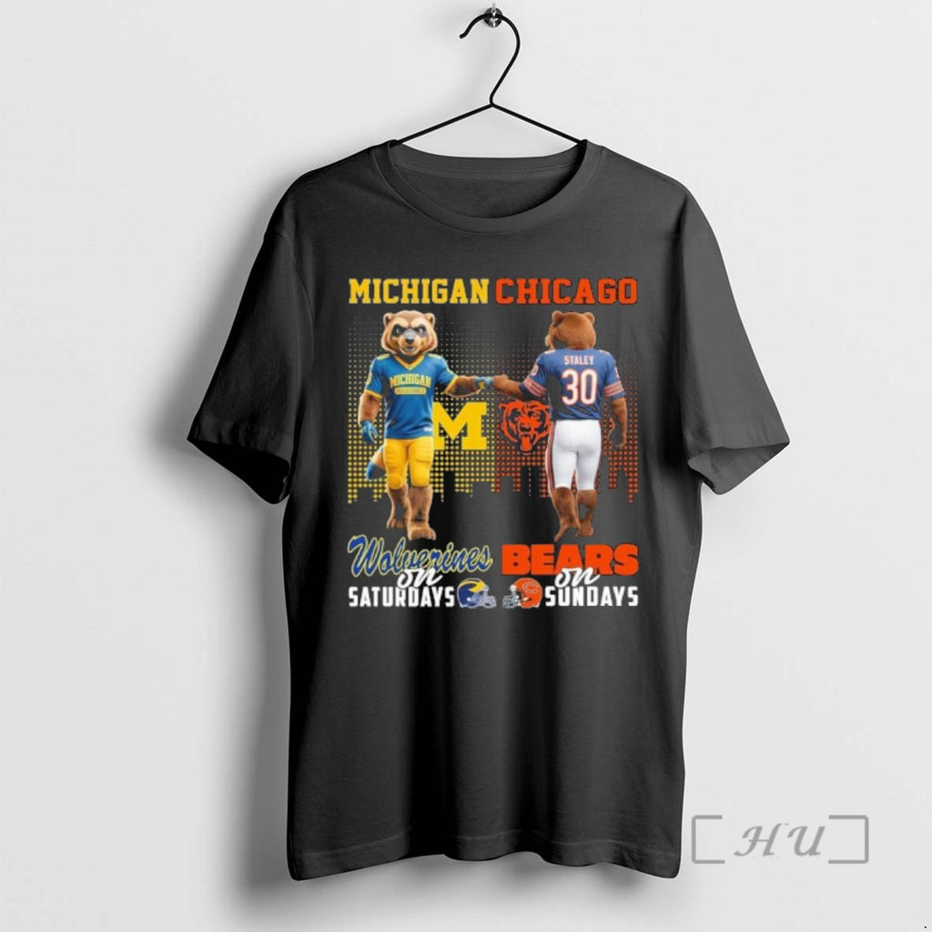 Officials Michigan Vs Bears Mascot On Saturdays And On Sundays