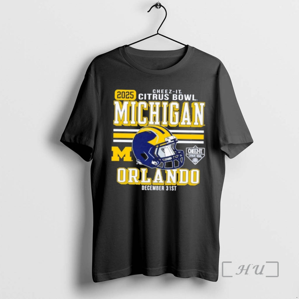 Officials Michigan Wolverines Football 2025 Cheez It Citrus Bowl Helmet