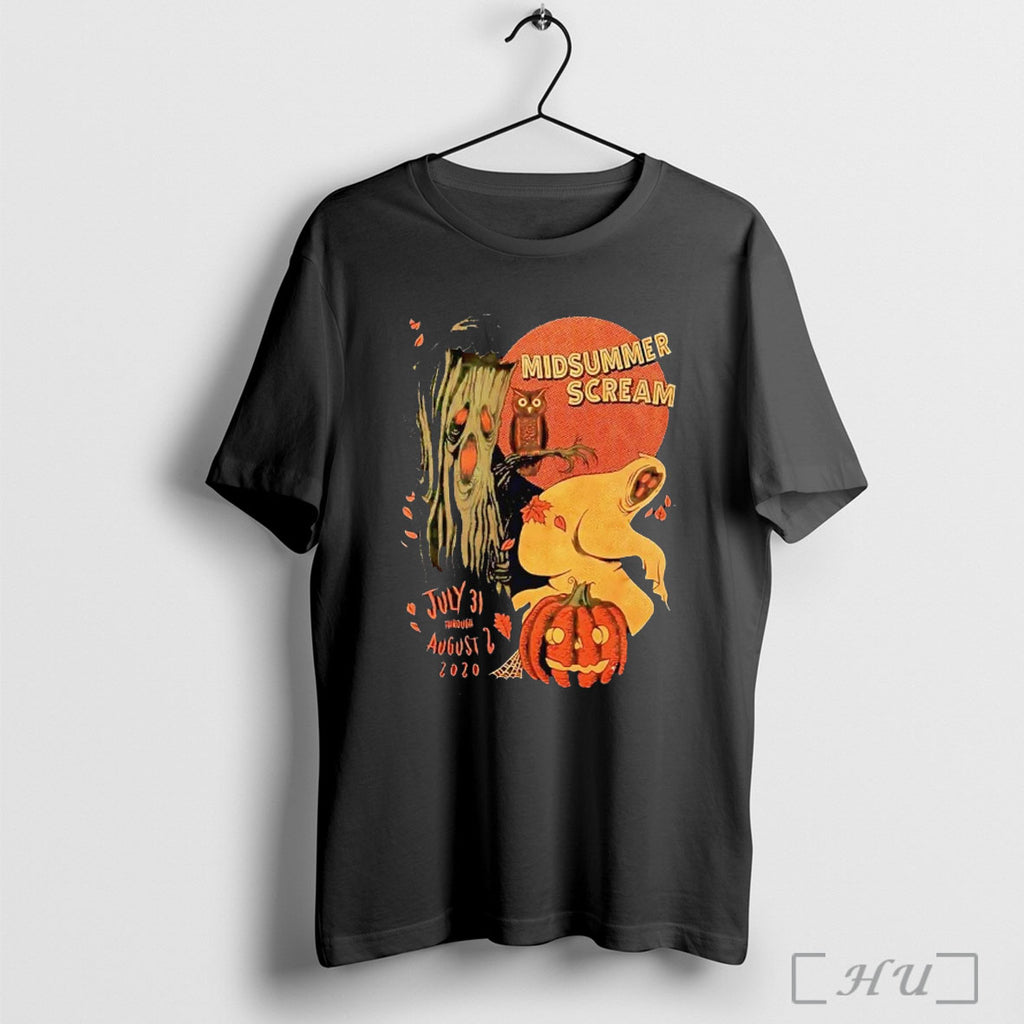 Officials Midsummer Scream July 31 Through August 2 Halloween T Shirt