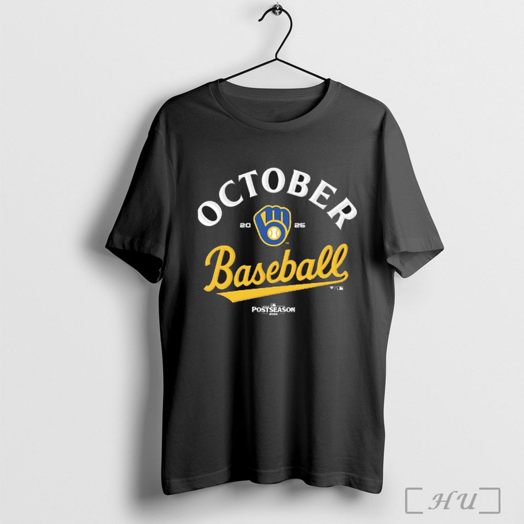 Officials Milwaukee Brewers The Power Of Friendship 2025 Mlb Postseason T Shirt