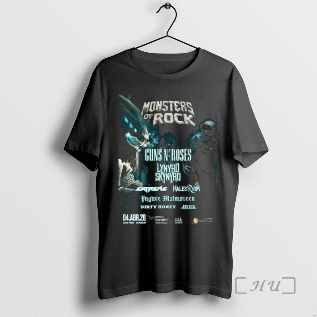 Officials Monster Of Rock Sao Paulo Prazil At Allianz Parque On April 4 2026 Premium