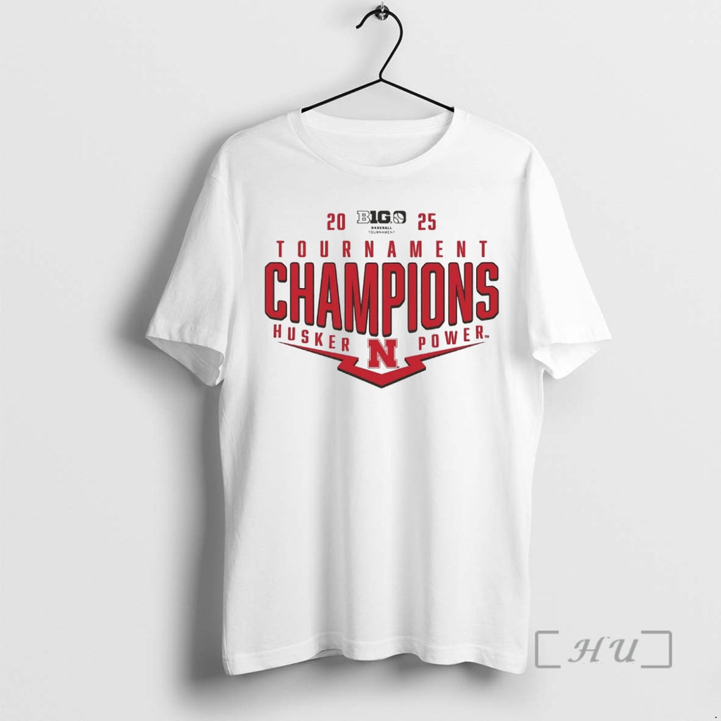Officials Nebraska Huskers 2025 Big Ten Tournament Champions Husker Power