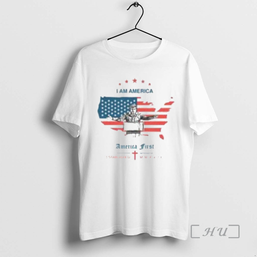 Officials Nick Fuentes I Am America First Map Flag