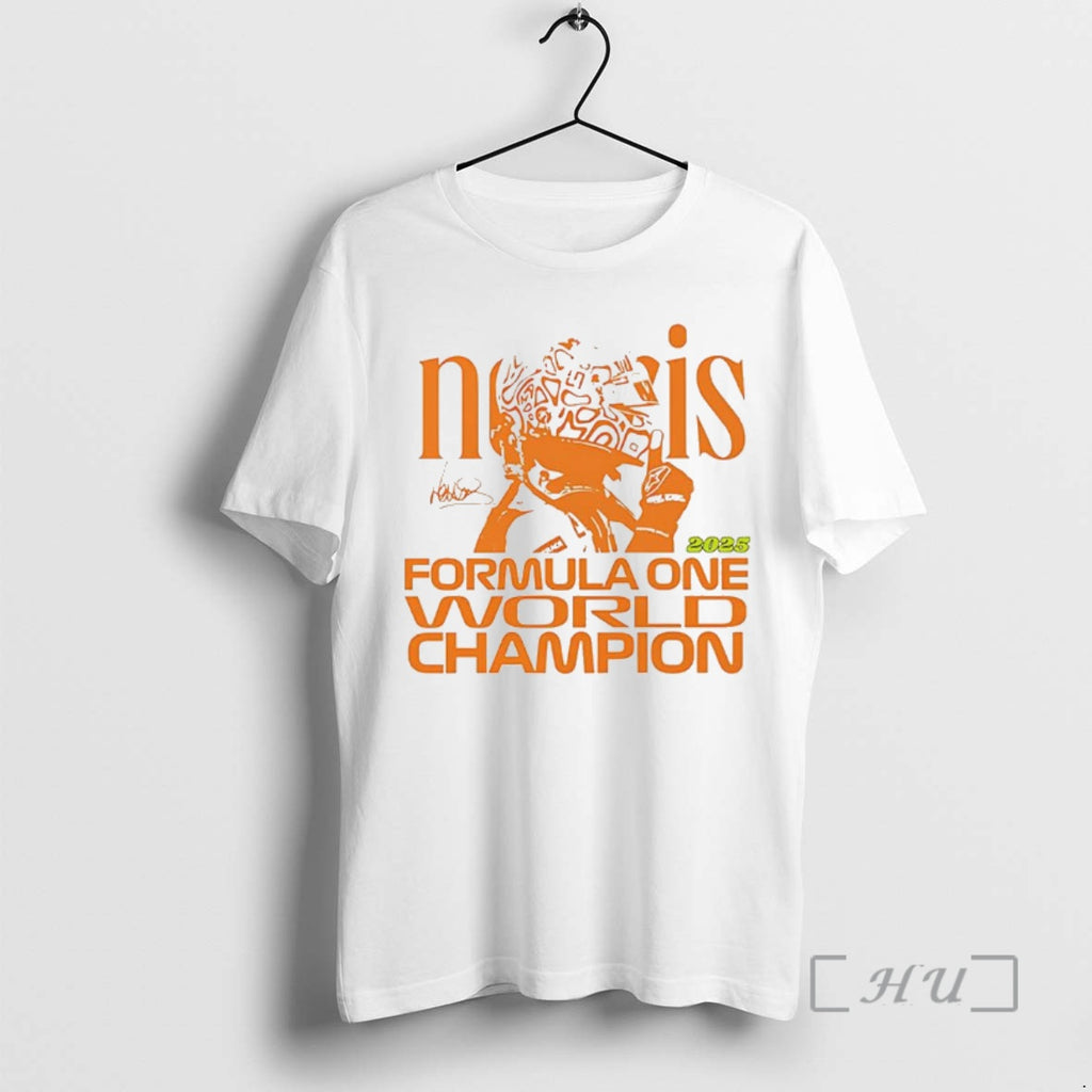 Officials Norris Mclaren 2025 World Champion Formula One Signature