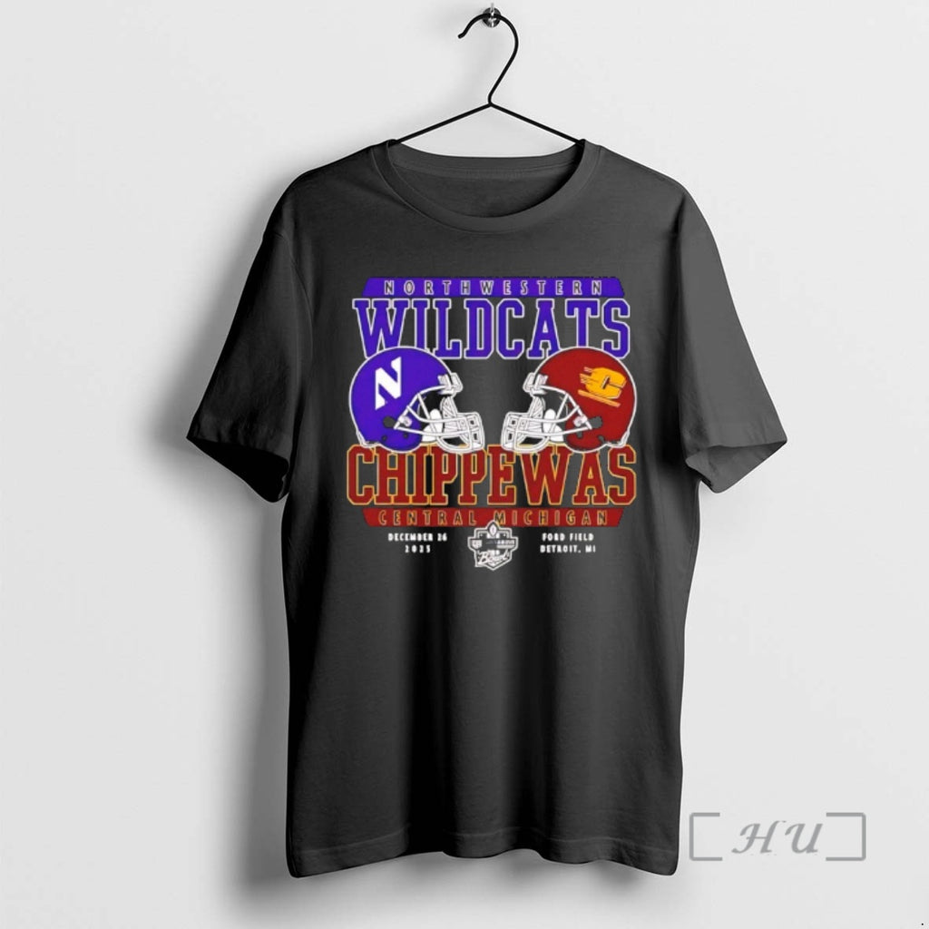 Officials Northwestern Wildcats Vs Central Michigan Chippewas 2025 Gameabove Sports Bowl Head To Head Premium