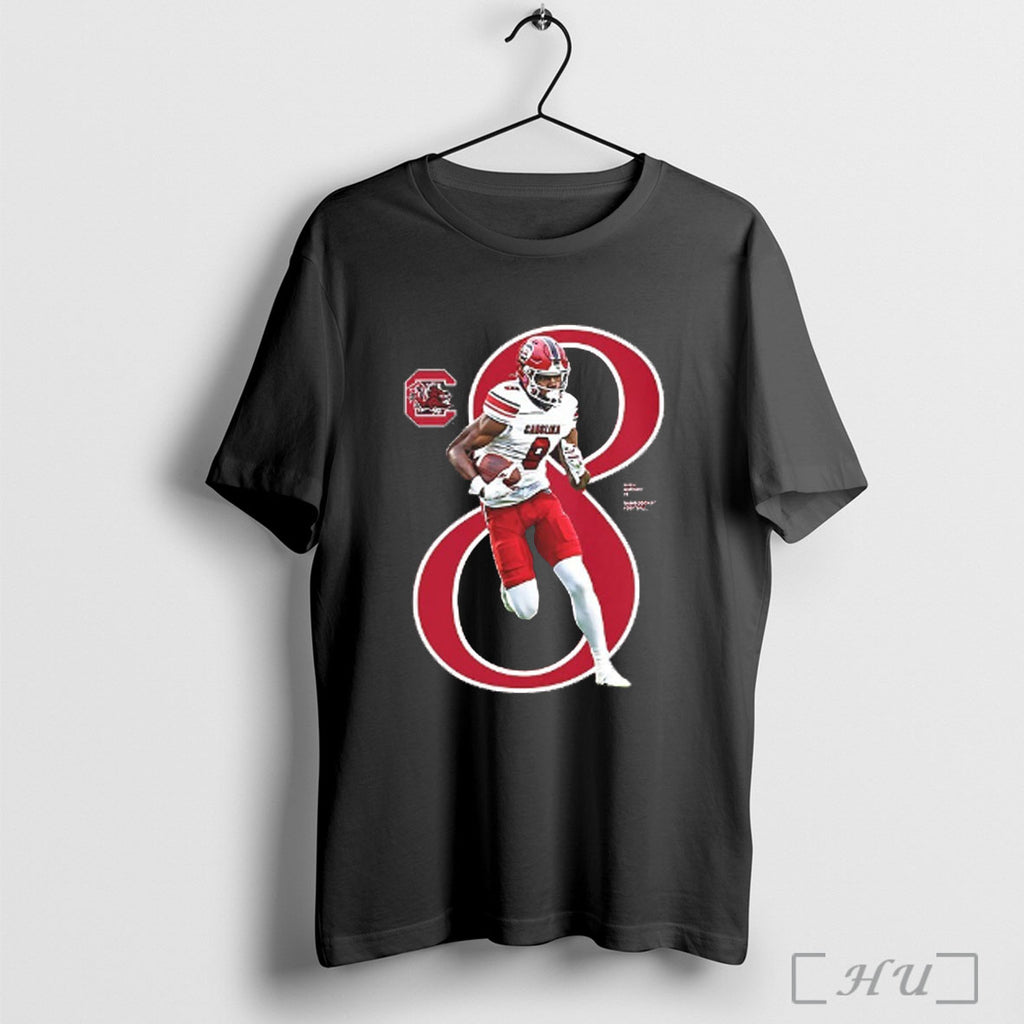 Officials Nyck Harbor Number 8 South Carolina Gamecocks Football Breakthrough V Neck T Shirt